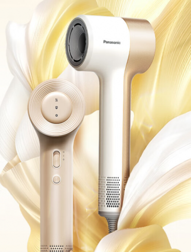 松下（Panasonic）繽紛筒高速吹風(fēng)機負(fù)離子 低噪音大風(fēng)力吹頭發(fā)負(fù)離子電吹風(fēng)速干護發(fā)家用大功率吹風(fēng)筒NE7H達芬奇白